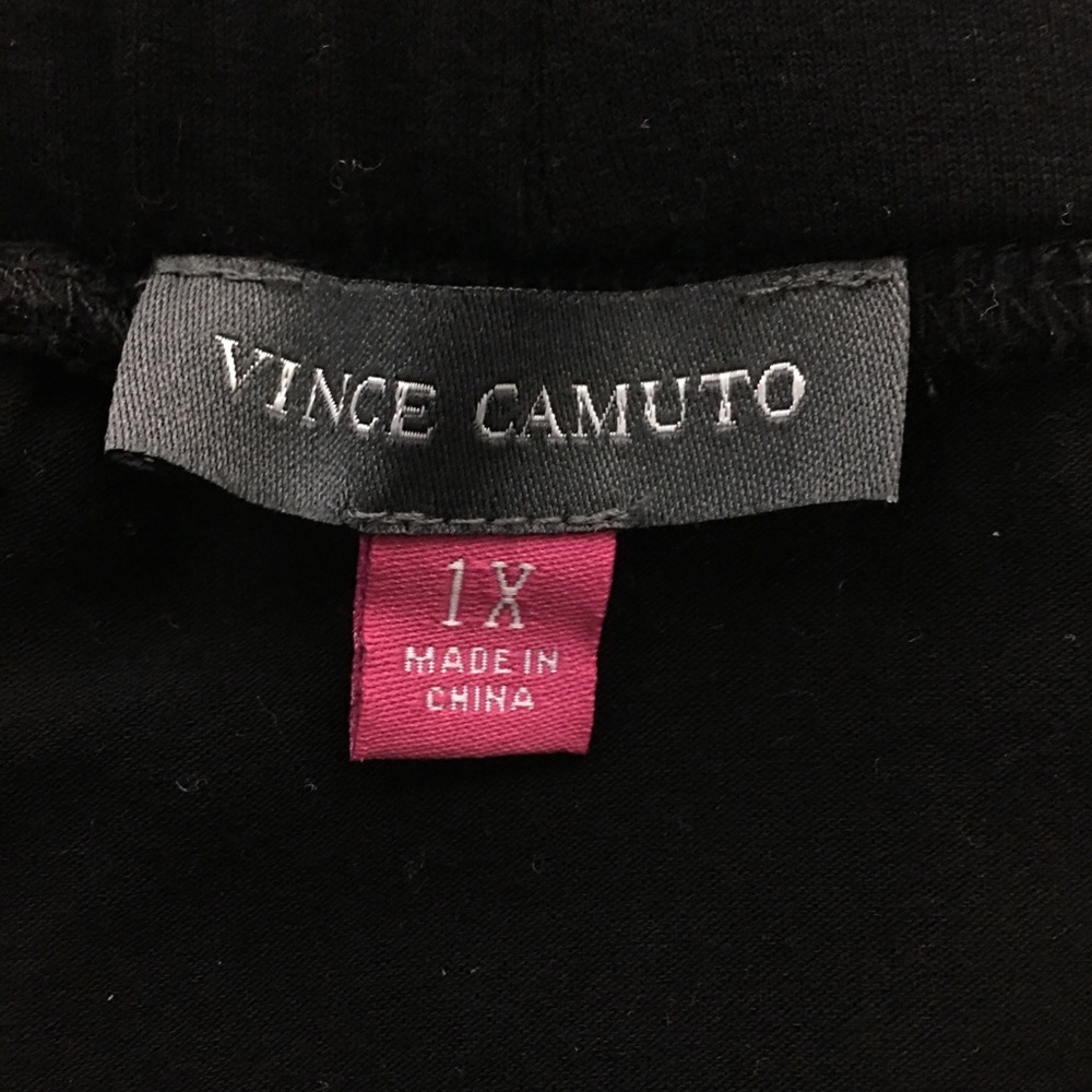 Vince Camuto Long Maxi Skirt Plus Size Black Split - Picture 7 of 8
